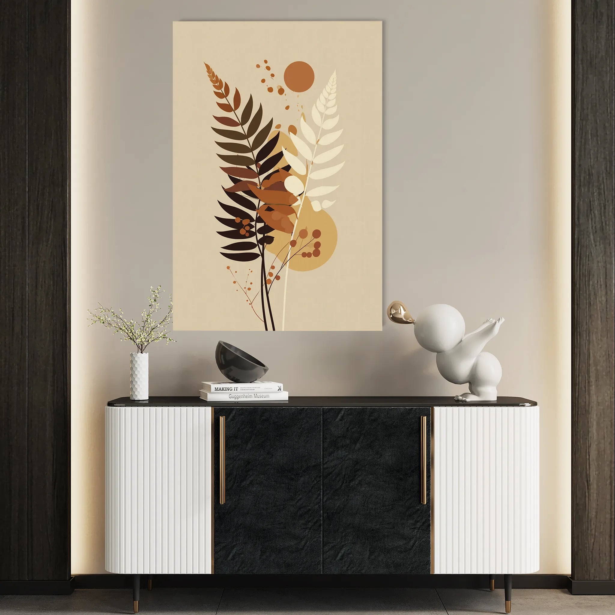 Boho Canvas Wall Art WAD023-BH 90 x 60 cm / Stretched on hidden frame