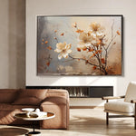 Floral Canvas Wall Art WAD023-F 90 x 60 cm / Stretched on hidden frame