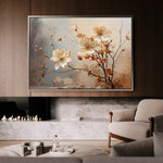 Floral Canvas Wall Art WAD023-F 90 x 60 cm / Stretched on hidden frame