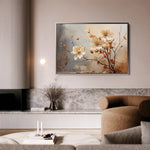 Floral Canvas Wall Art WAD023-F 90 x 60 cm / Stretched on hidden frame
