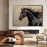Horses 023 Canvas Art 90 x 60 cm / Stretched on hidden frame