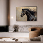 Horses 023 Canvas Art 90 x 60 cm / Stretched on hidden frame