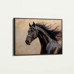 Horses 023 Canvas Art 90 x 60 cm / Stretched on hidden frame