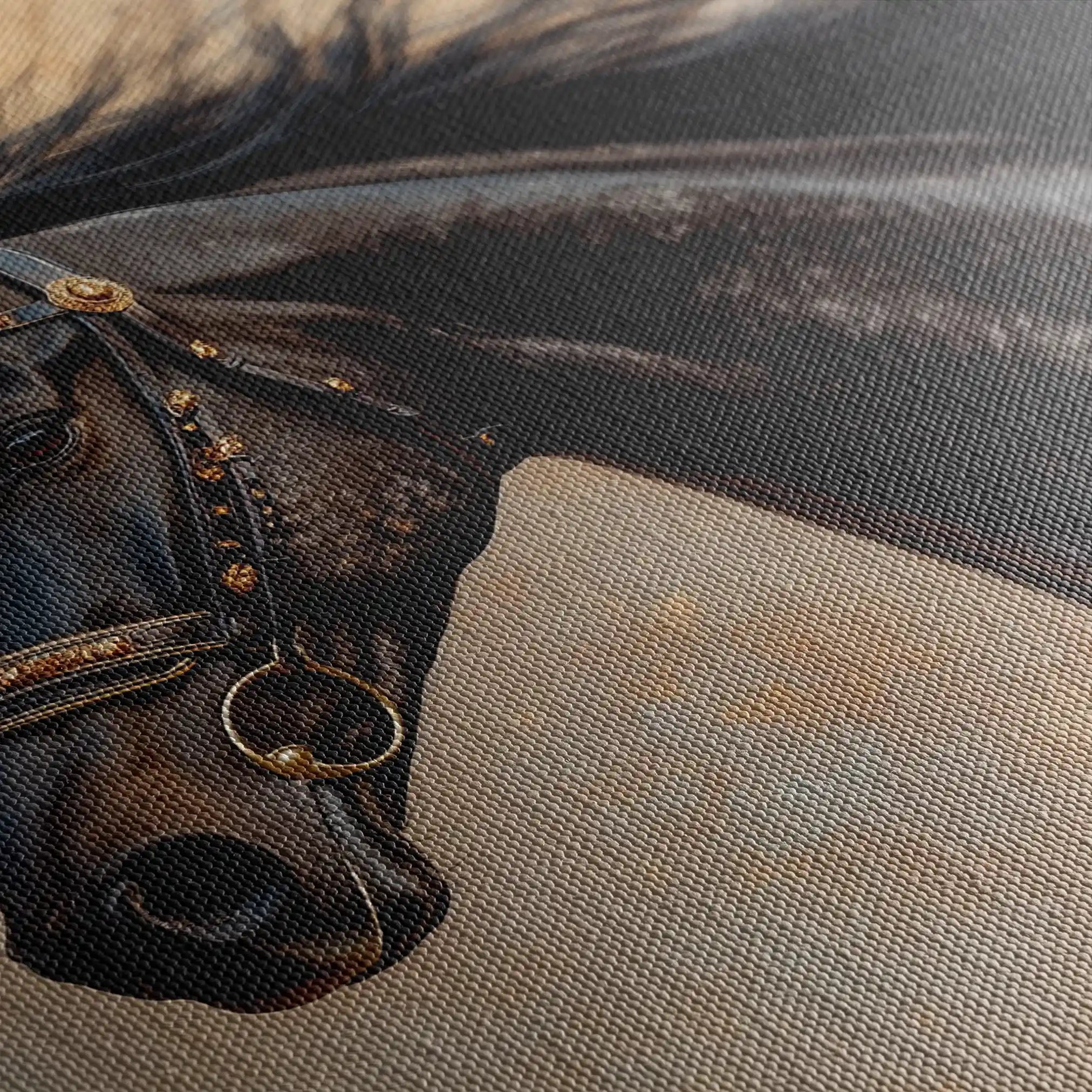 Horses 023 Canvas Art 90 x 60 cm / Stretched on hidden frame