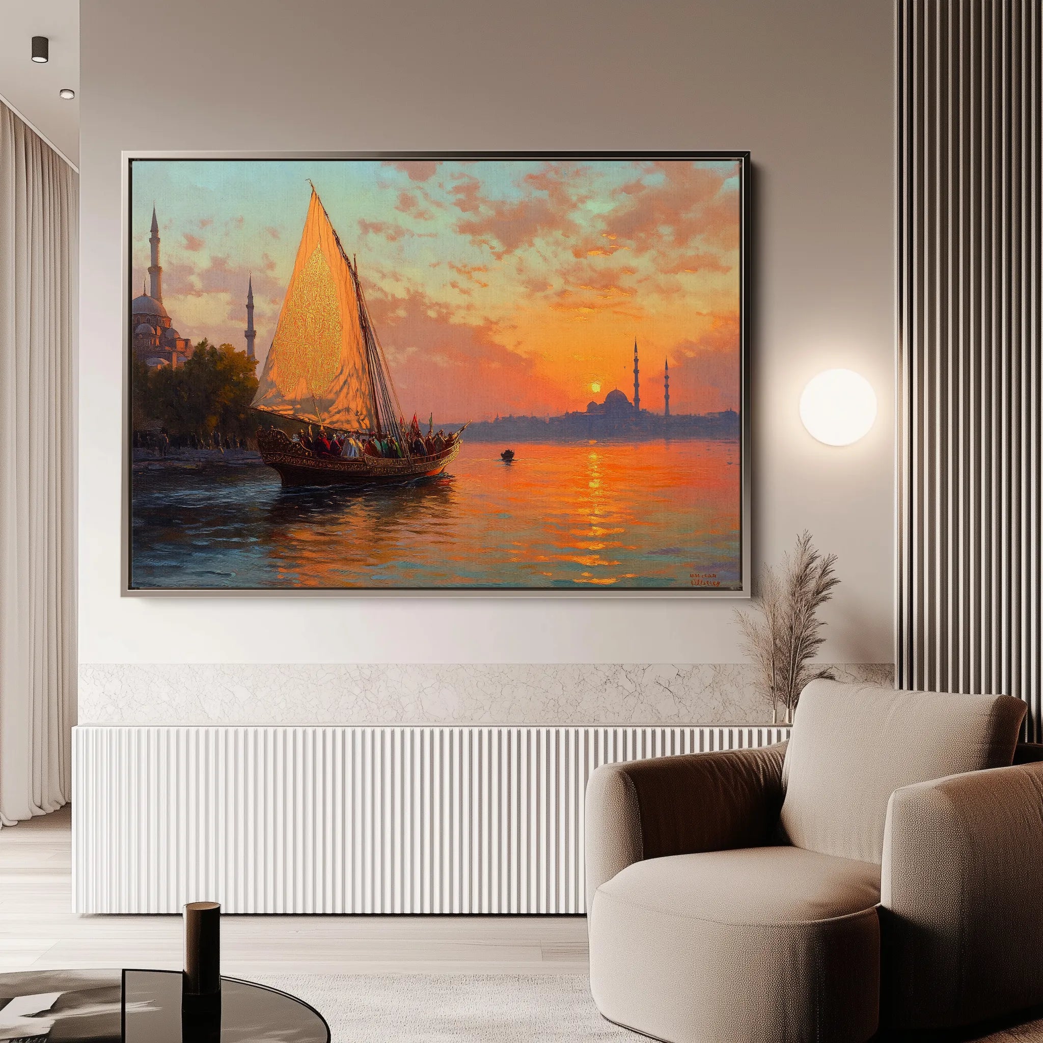 Orientalist Canvas Wall Art WAD023-OR 90 x 60 cm / Stretched on hidden frame