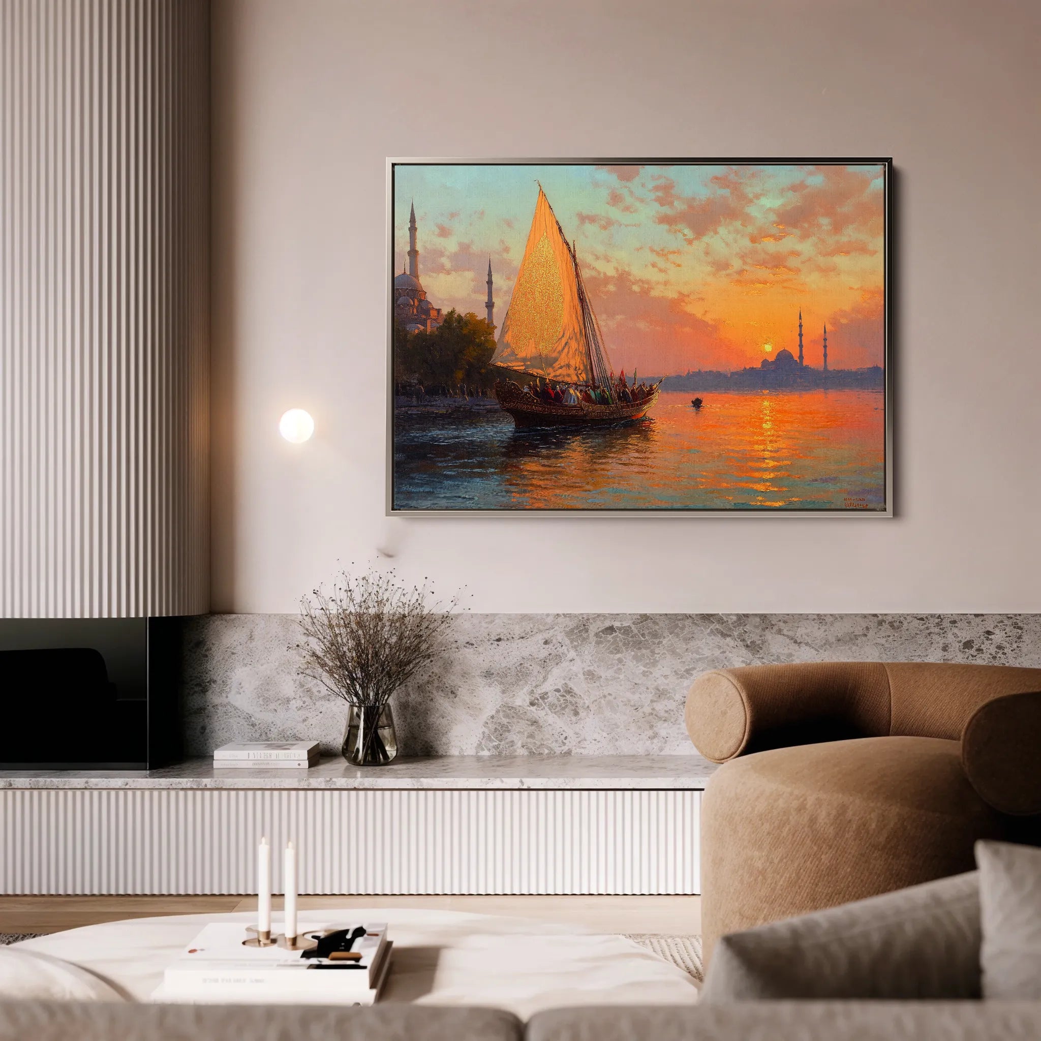 Orientalist Canvas Wall Art WAD023-OR 90 x 60 cm / Stretched on hidden frame
