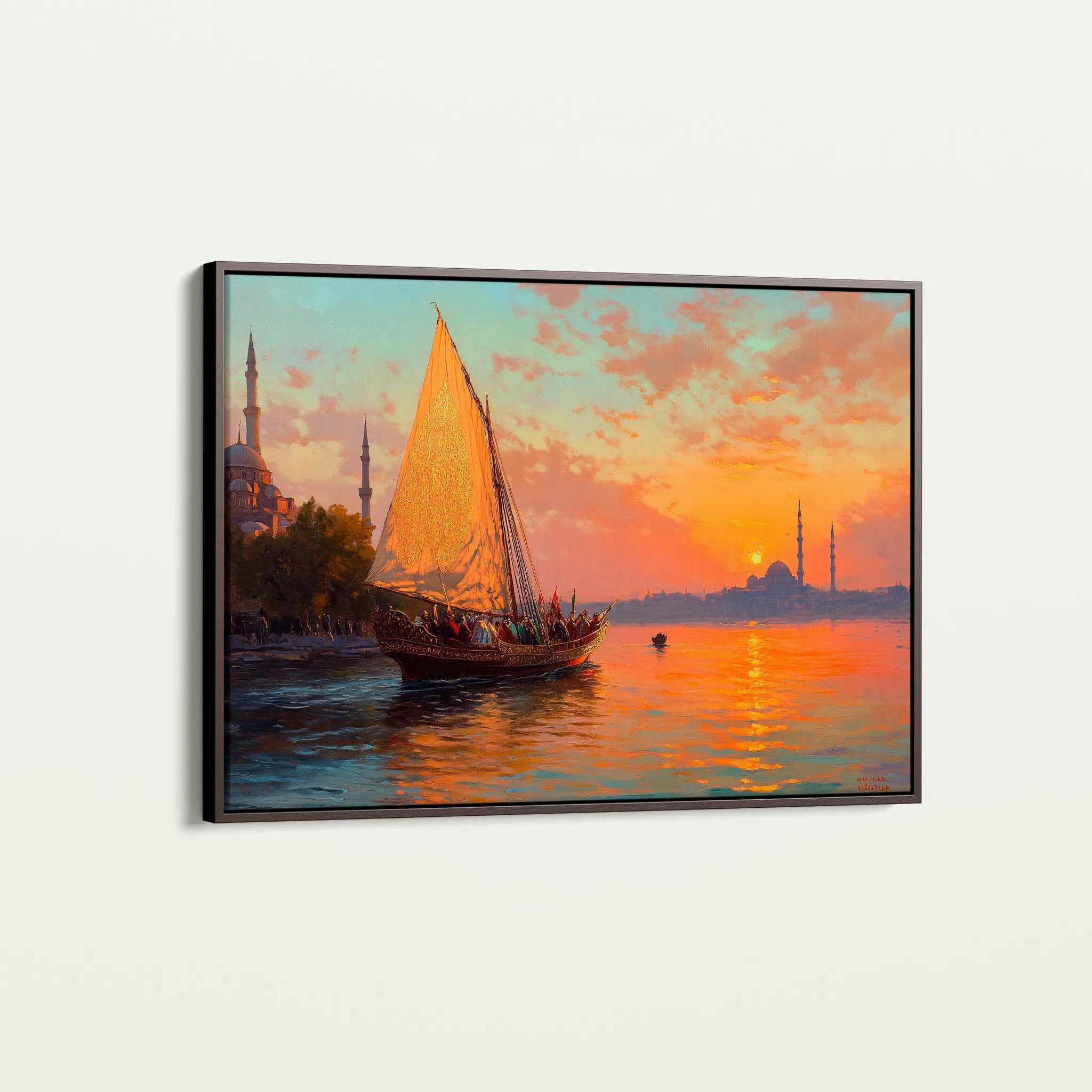 Orientalist Canvas Wall Art WAD023-OR 90 x 60 cm / Stretched on hidden frame