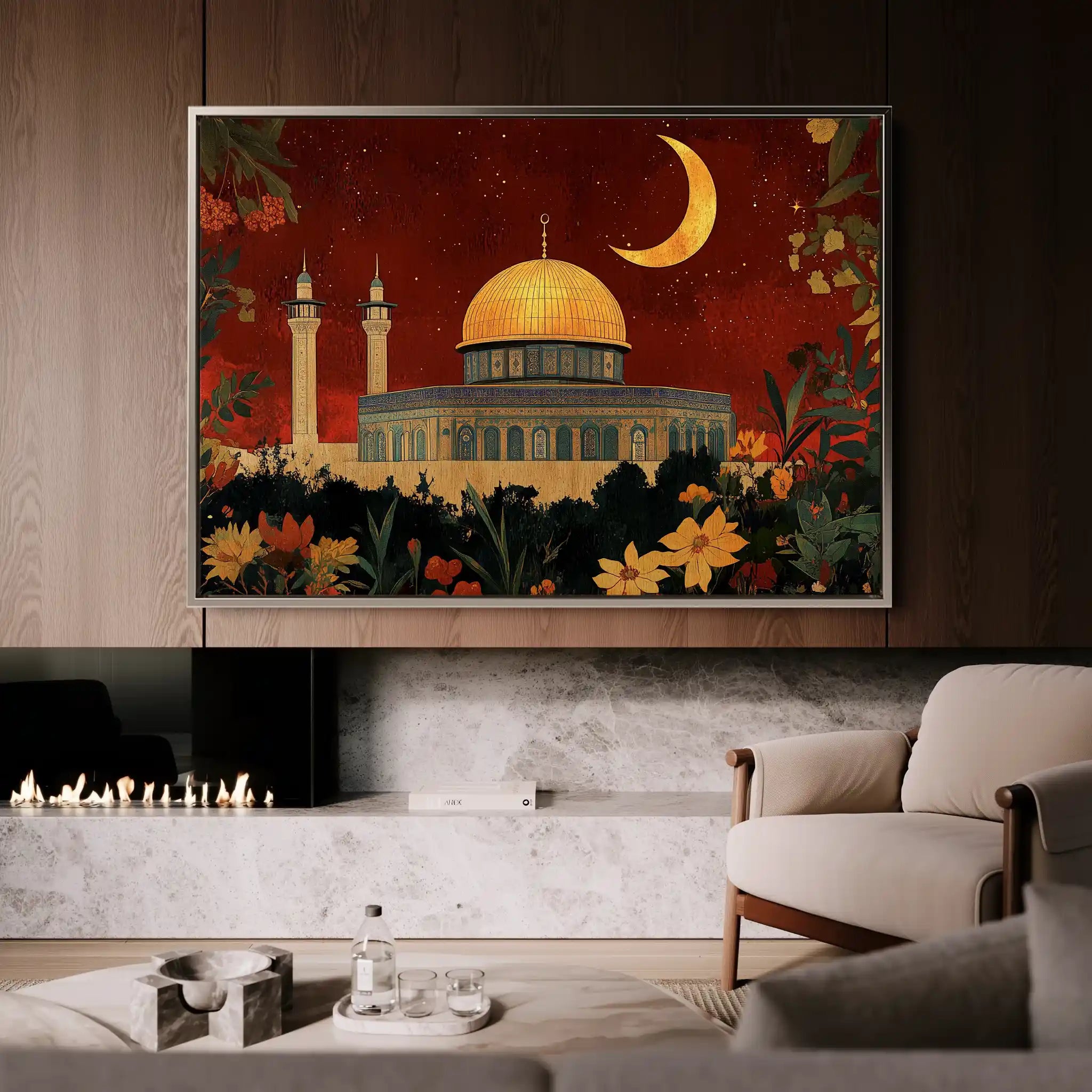 Palestine 023 Canvas Art 90 x 60 cm / Stretched on hidden frame