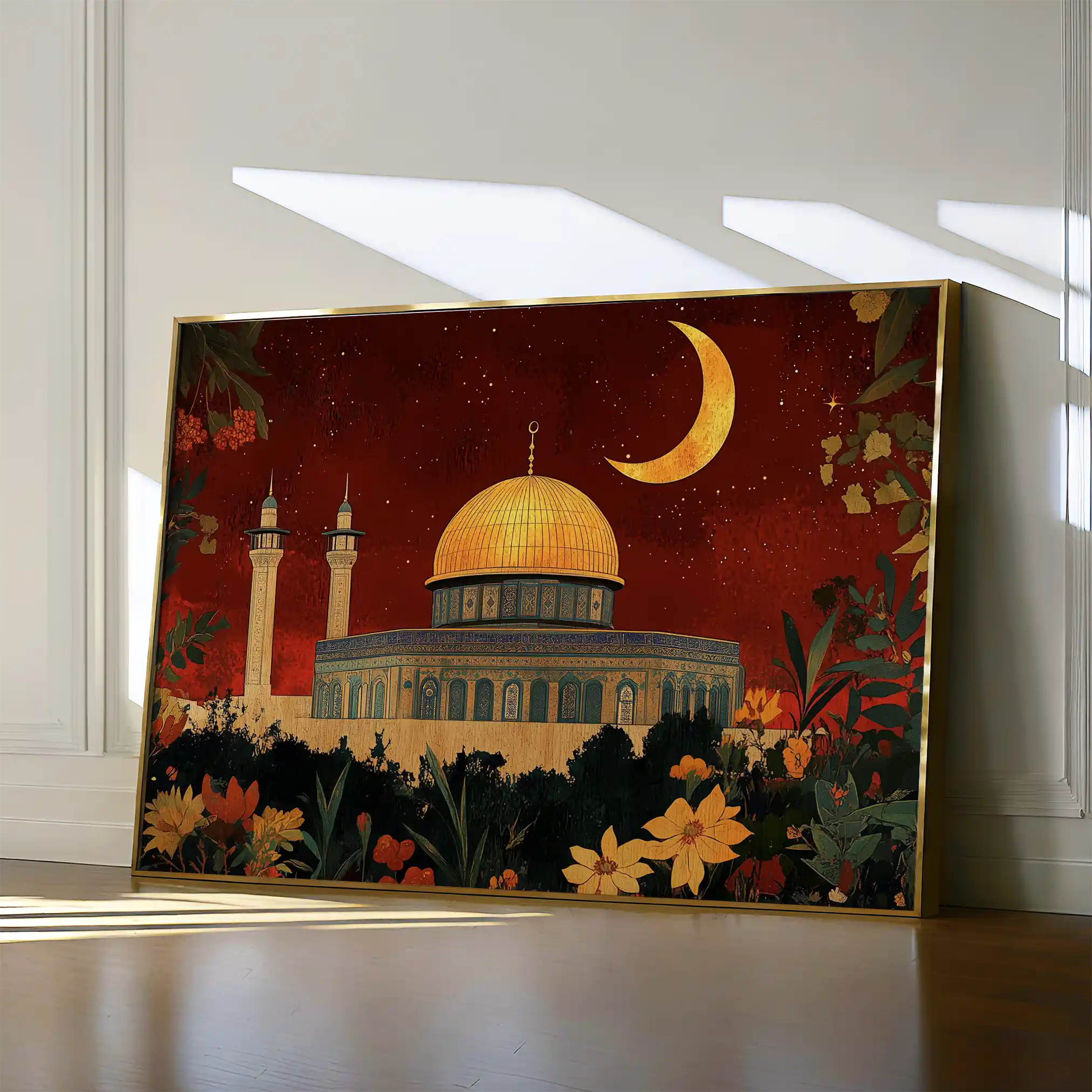 Palestine 023 Canvas Art 90 x 60 cm / Stretched on hidden frame