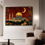 Palestine 023 Canvas Art 90 x 60 cm / Stretched on hidden frame