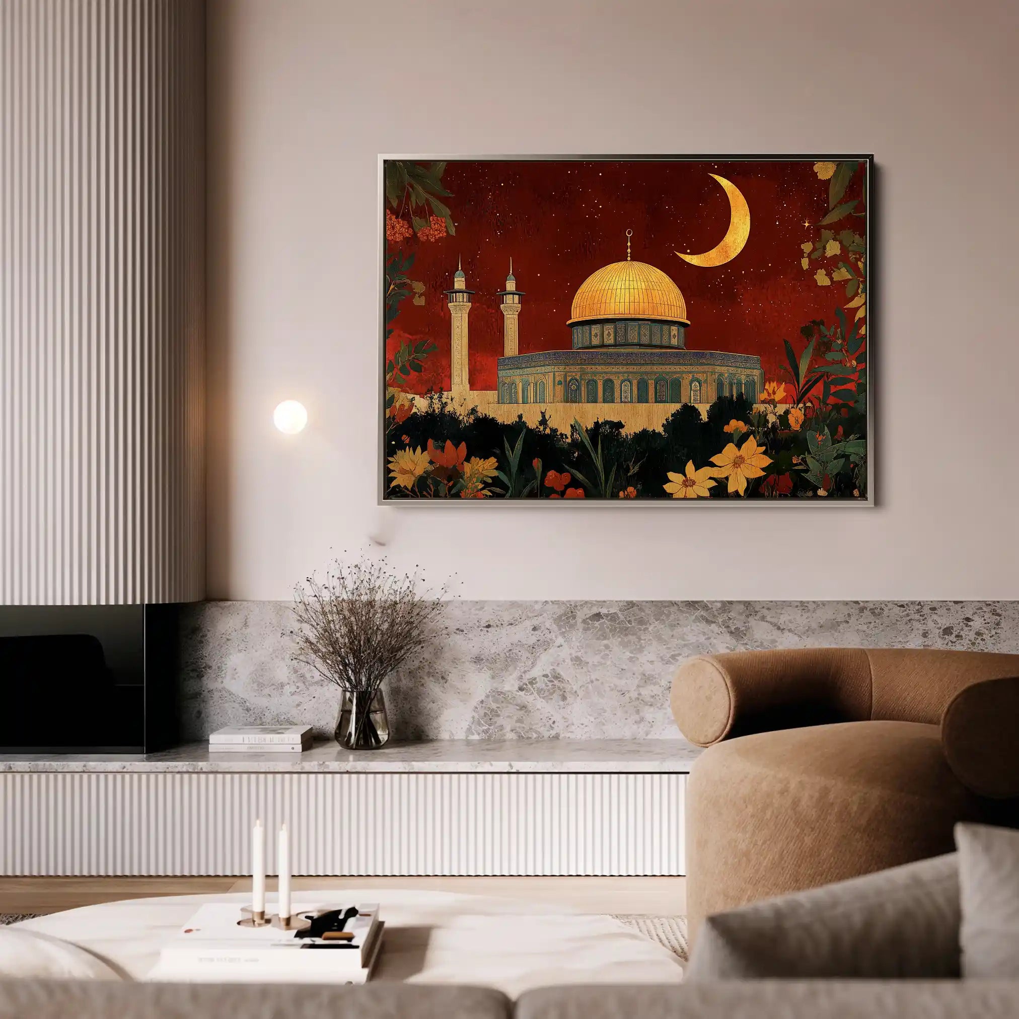 Palestine 023 Canvas Art 90 x 60 cm / Stretched on hidden frame