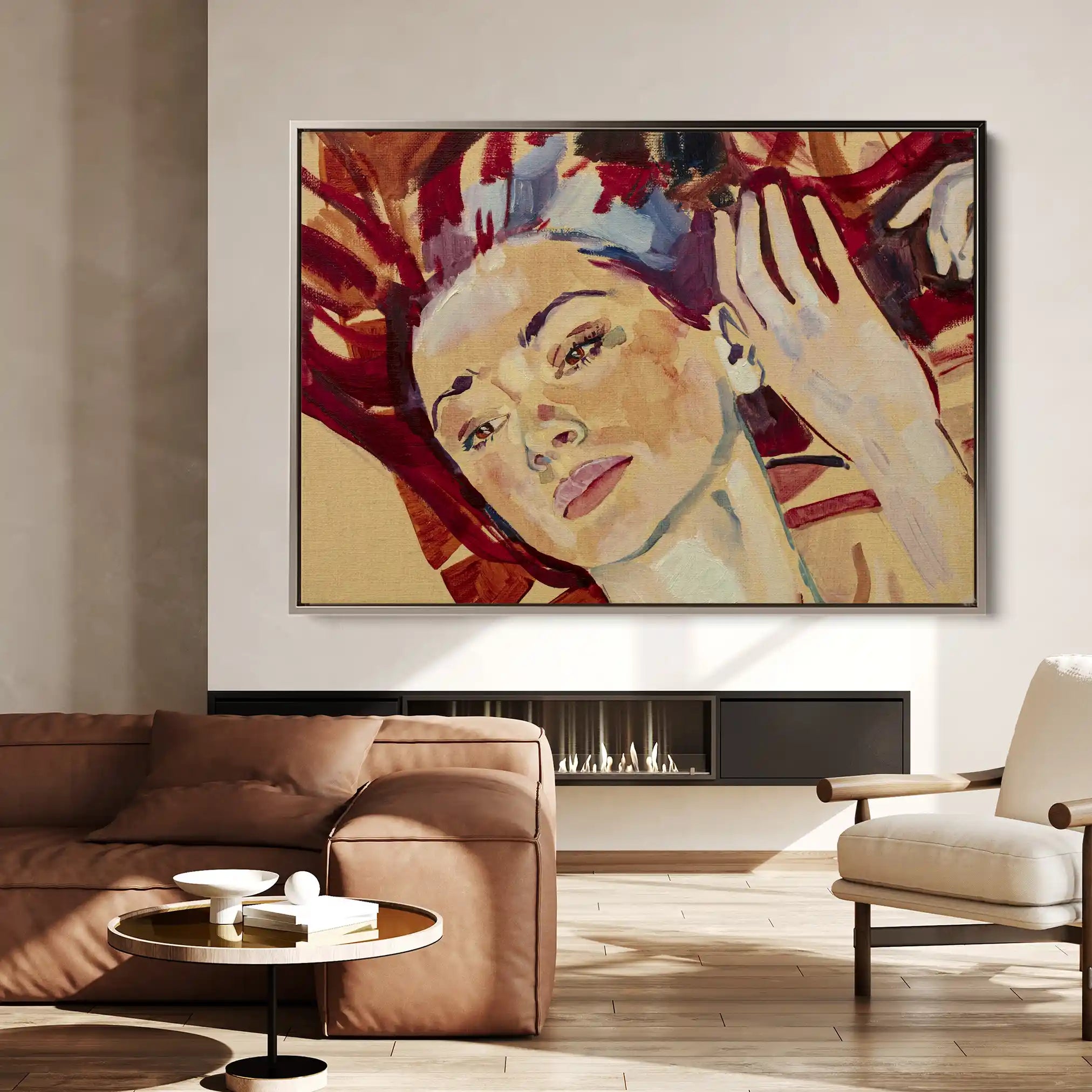 Portrait 023 Canvas Art 90 x 60 cm / Stretched on hidden frame