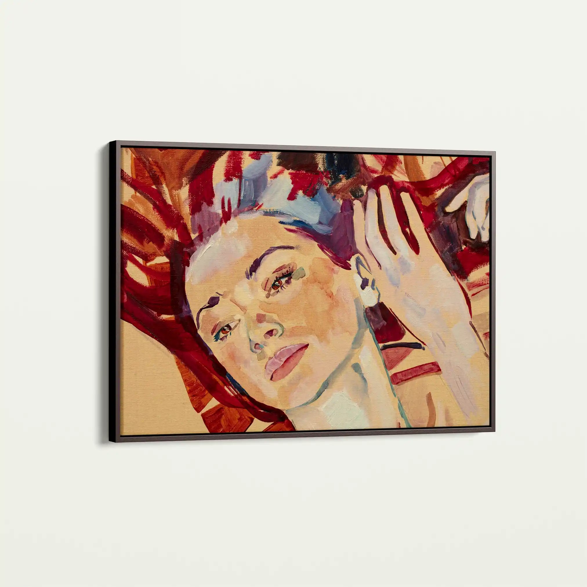 Portrait 023 Canvas Art 90 x 60 cm / Stretched on hidden frame