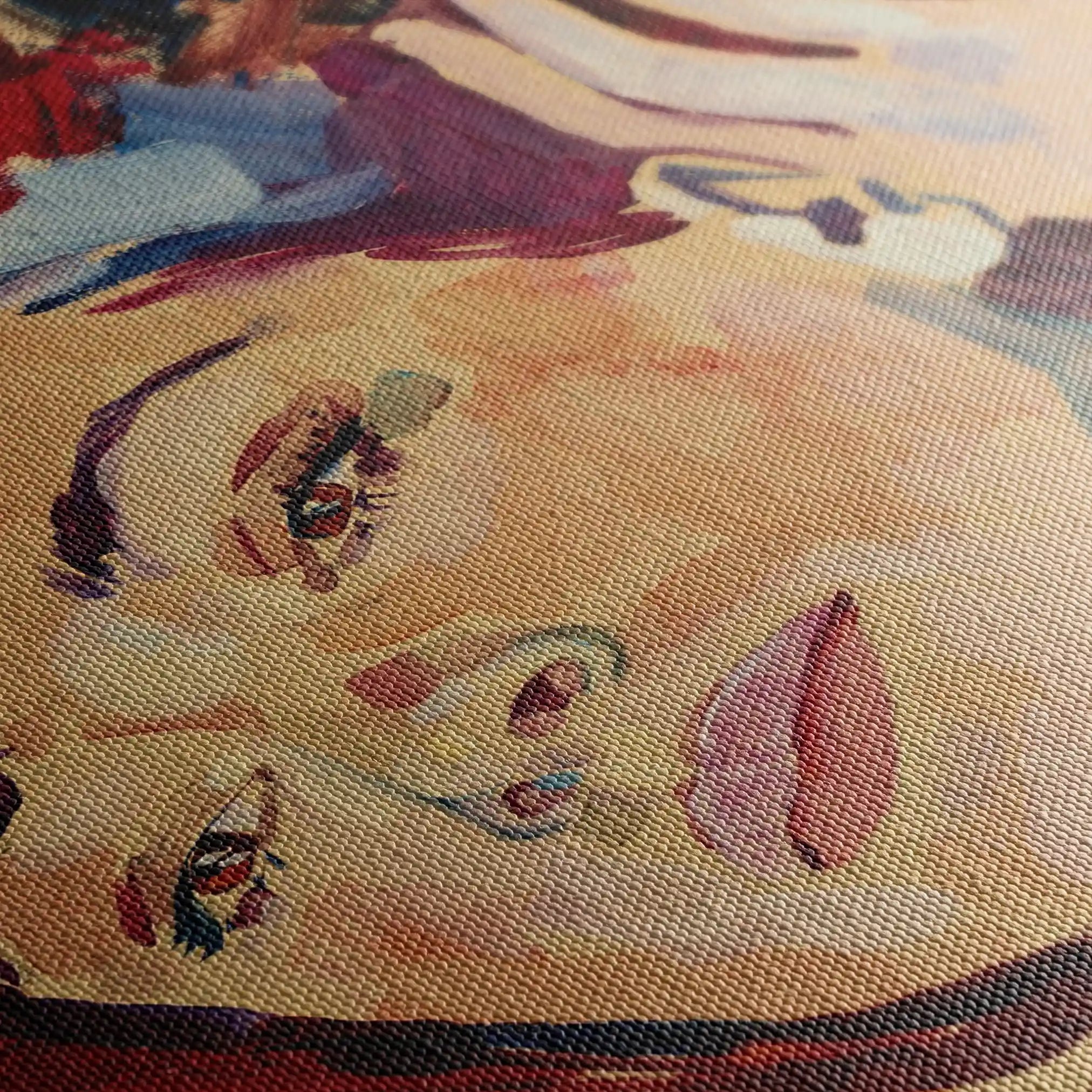 Portrait 023 Canvas Art 90 x 60 cm / Stretched on hidden frame