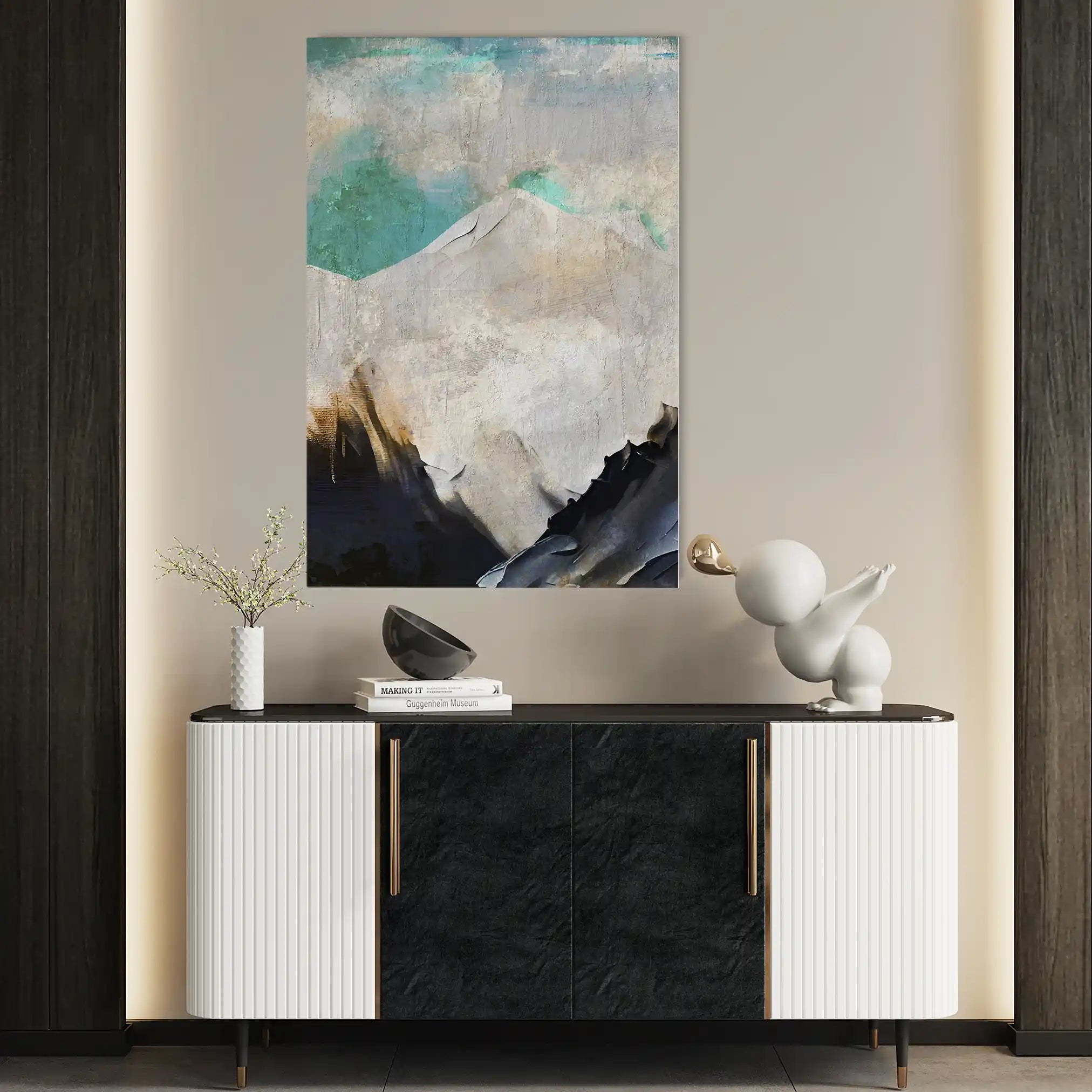 Abstract Canvas Wall Art WAD024-A 90 x 60 cm / Stretched on hidden frame