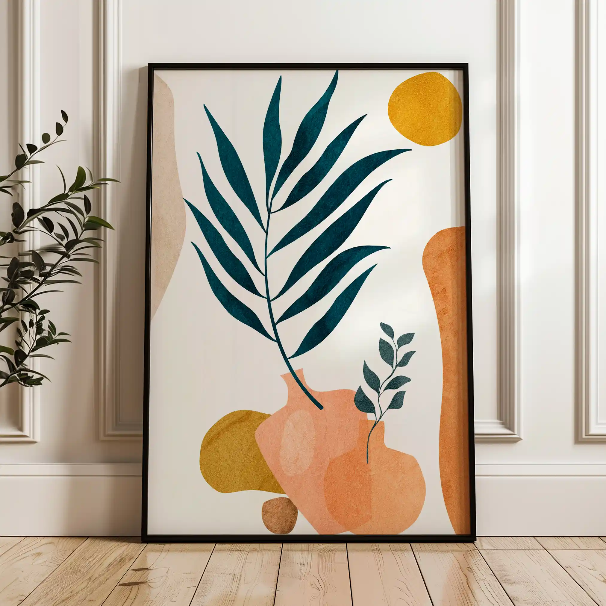 Boho 024 Canvas Art 90 x 60 cm / Stretched on hidden frame