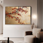 Floral Canvas Wall Art WAD024-F 90 x 60 cm / Stretched on hidden frame