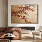 Floral Canvas Wall Art WAD024-F 90 x 60 cm / Stretched on hidden frame