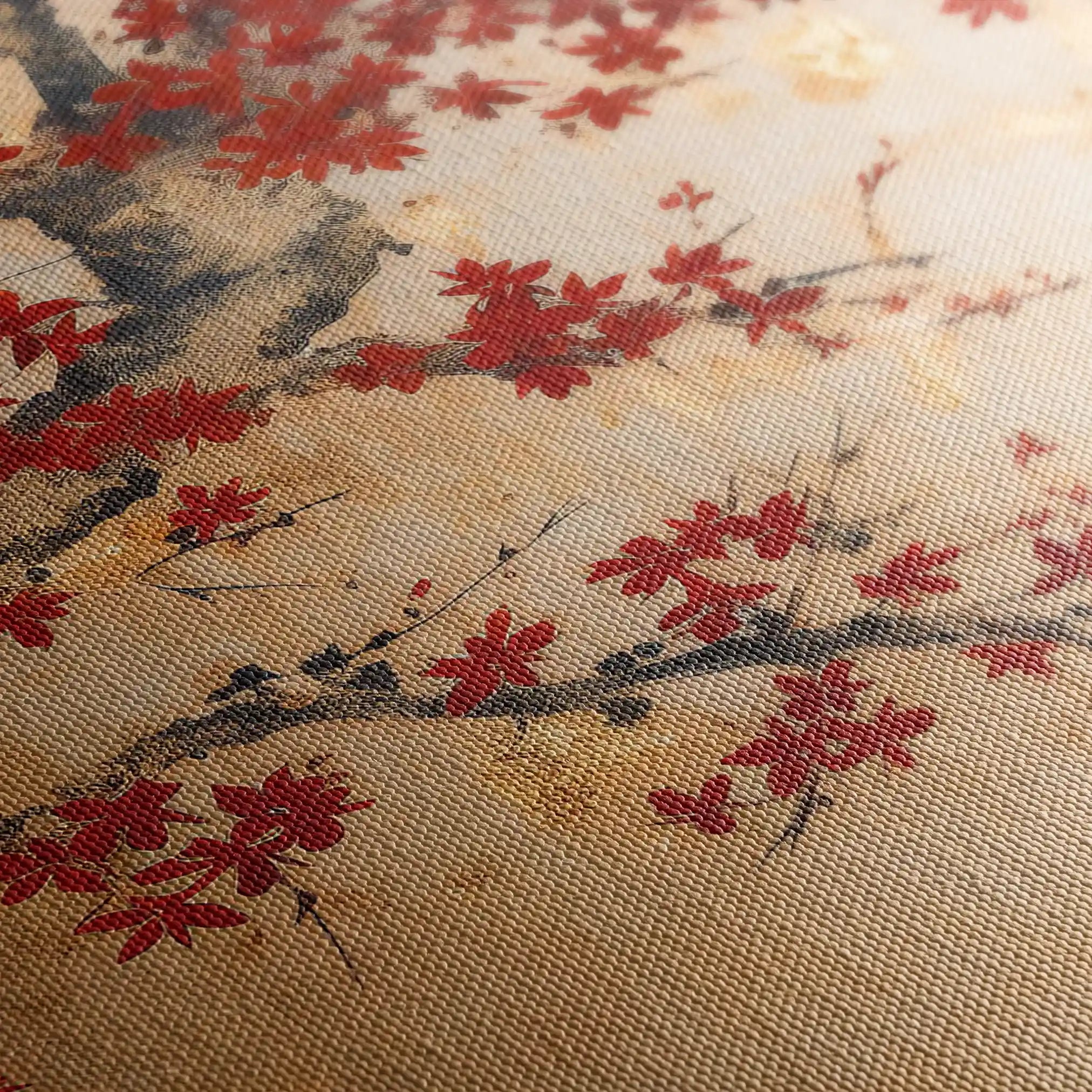 Floral Canvas Wall Art WAD024-F 90 x 60 cm / Stretched on hidden frame