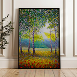 Landscape 024 Canvas Art 90 x 60 cm / Stretched on hidden frame