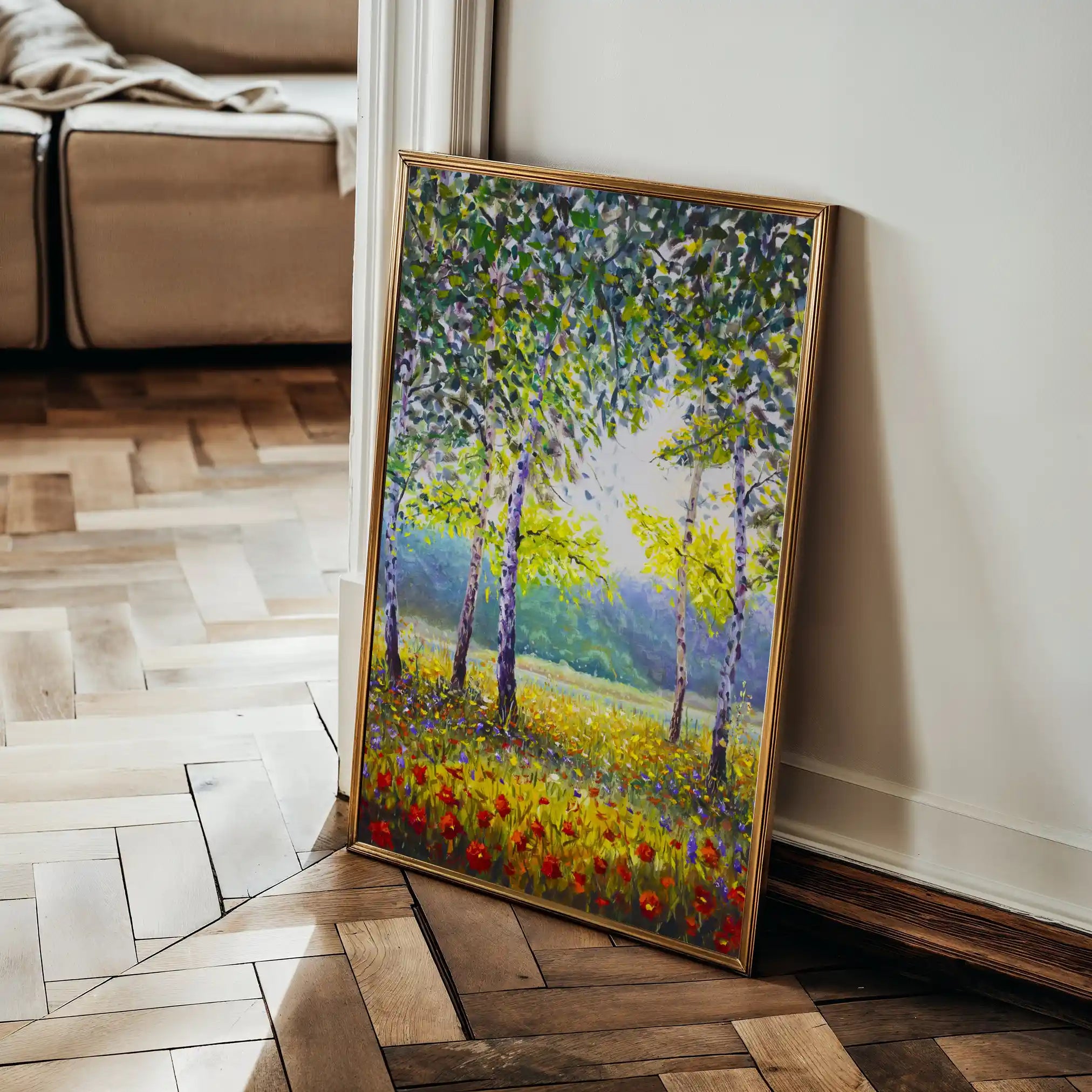 Landscape 024 Canvas Art 90 x 60 cm / Stretched on hidden frame