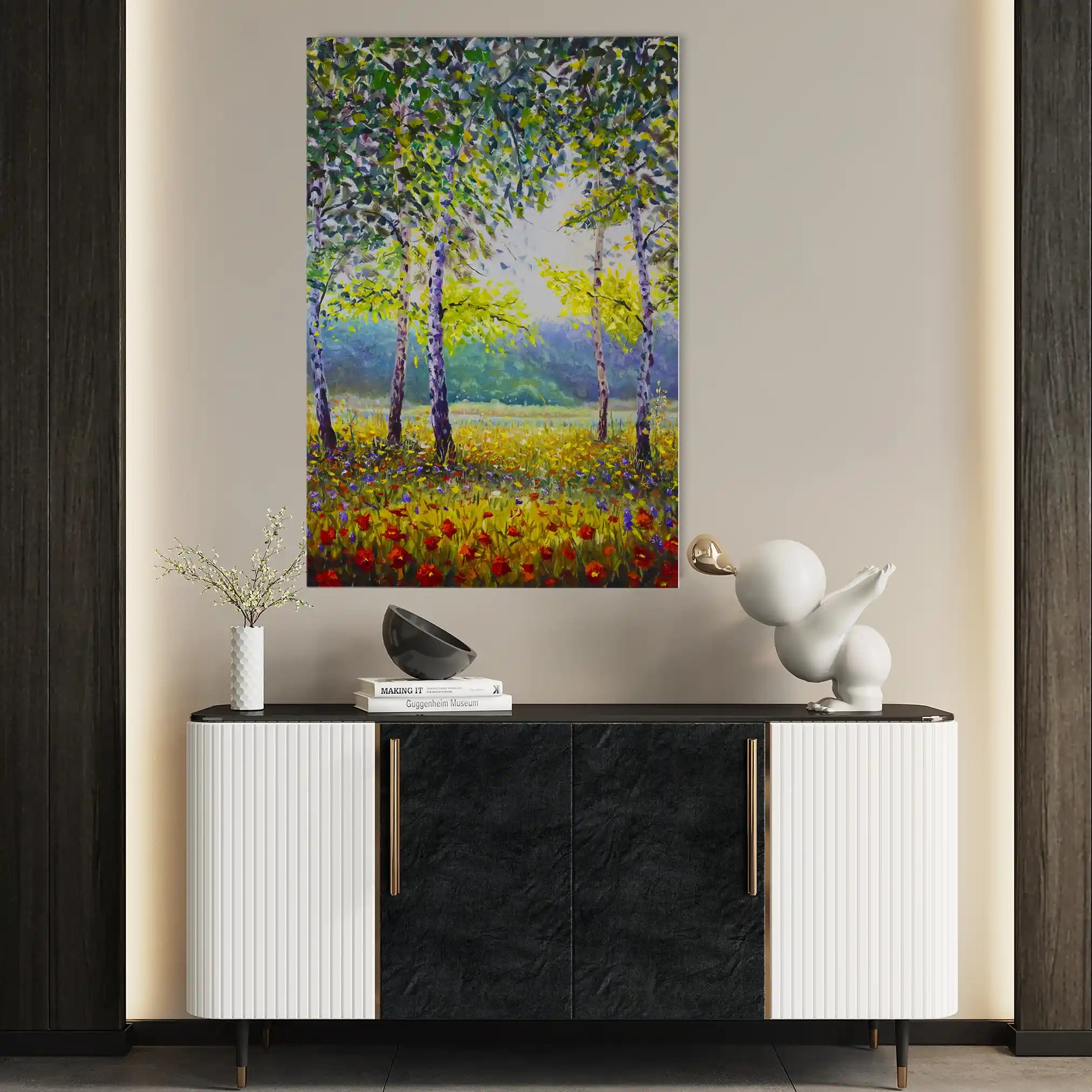 Landscape 024 Canvas Art 90 x 60 cm / Stretched on hidden frame