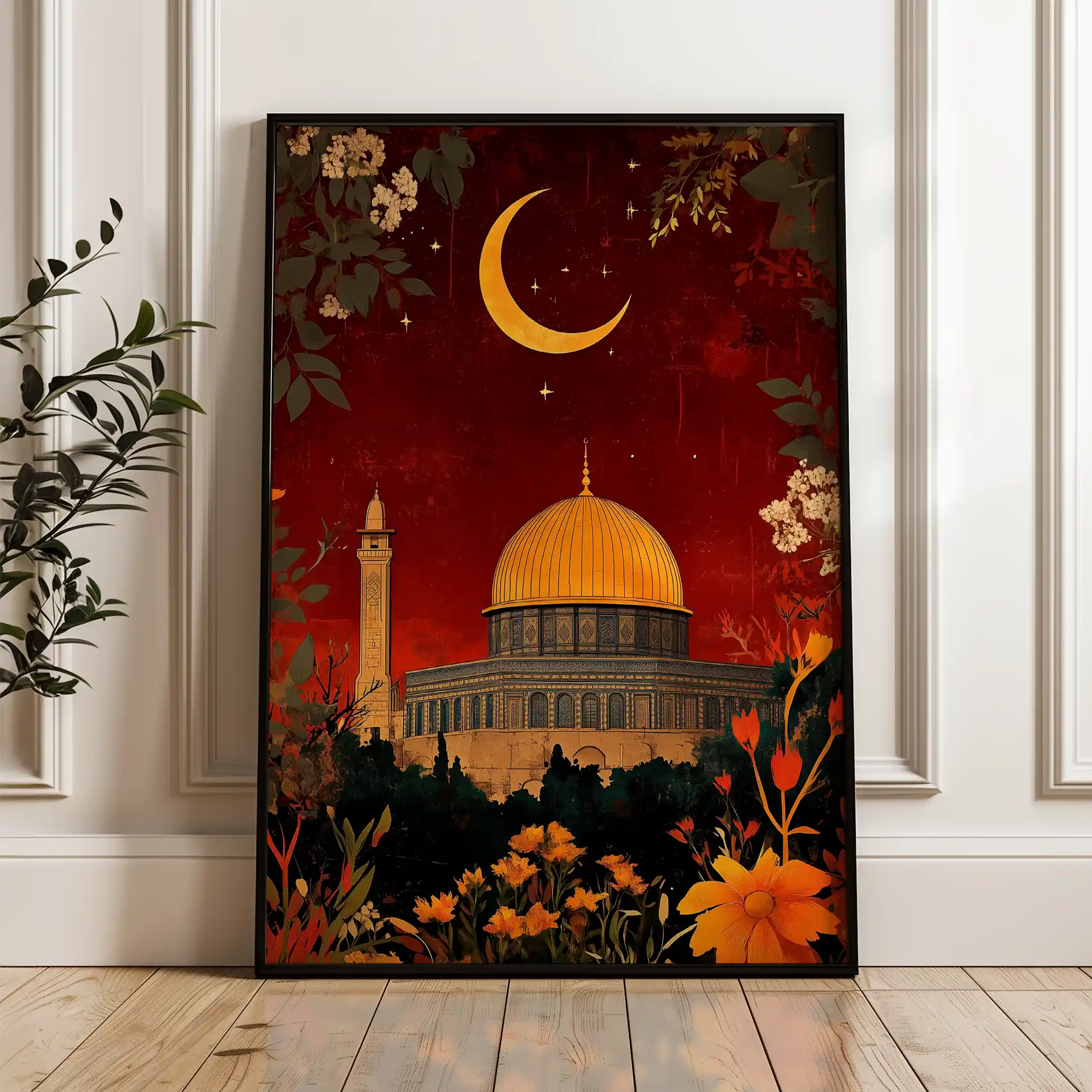 Palestine 024 Canvas Art 90 x 60 cm / Stretched on hidden frame