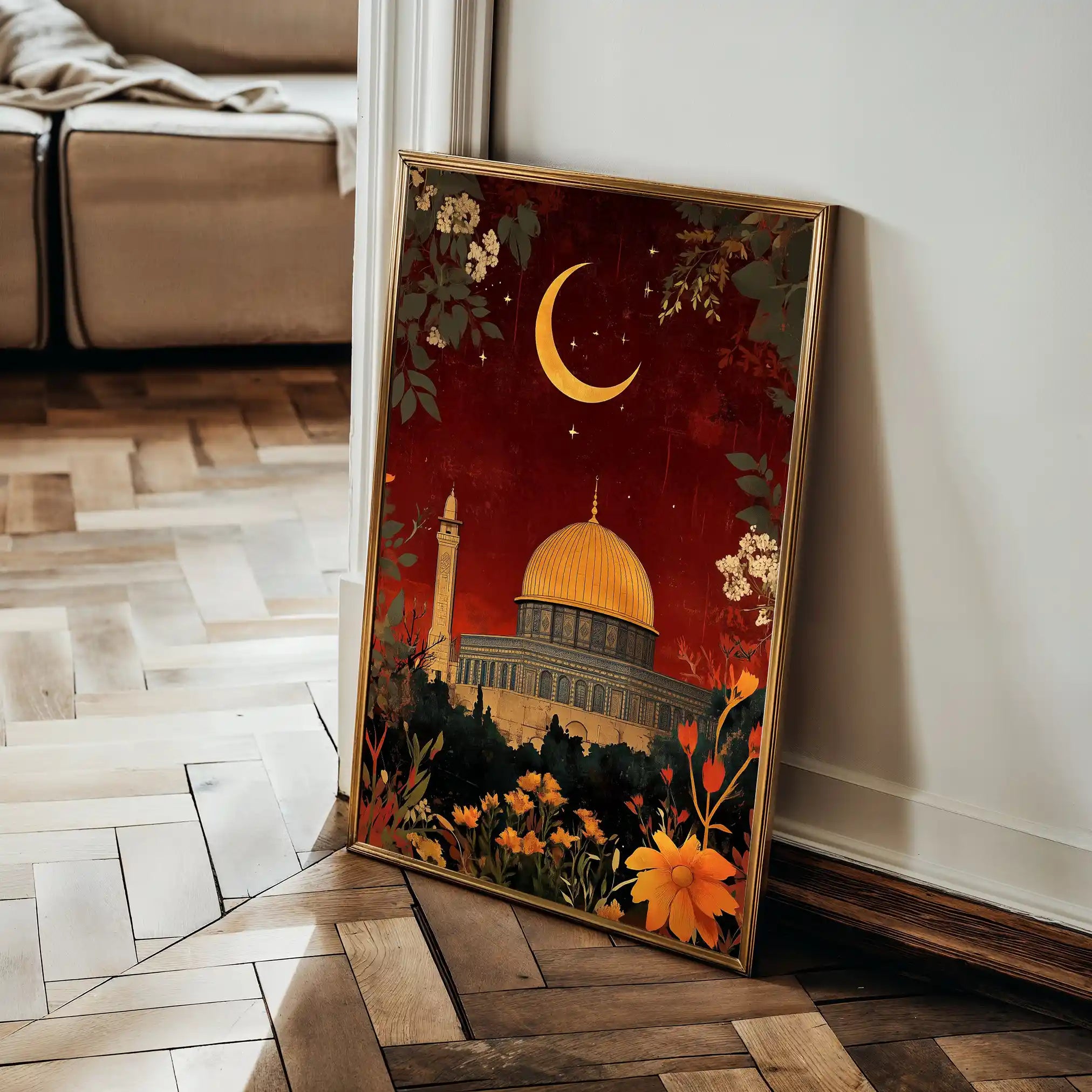Palestine 024 Canvas Art 90 x 60 cm / Stretched on hidden frame