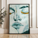 Portrait 024 Canvas Art 90 x 60 cm / Stretched on hidden frame