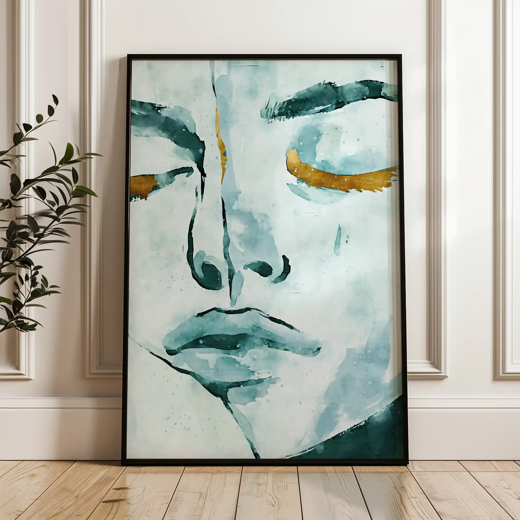 Portrait 024 Canvas Art 90 x 60 cm / Stretched on hidden frame