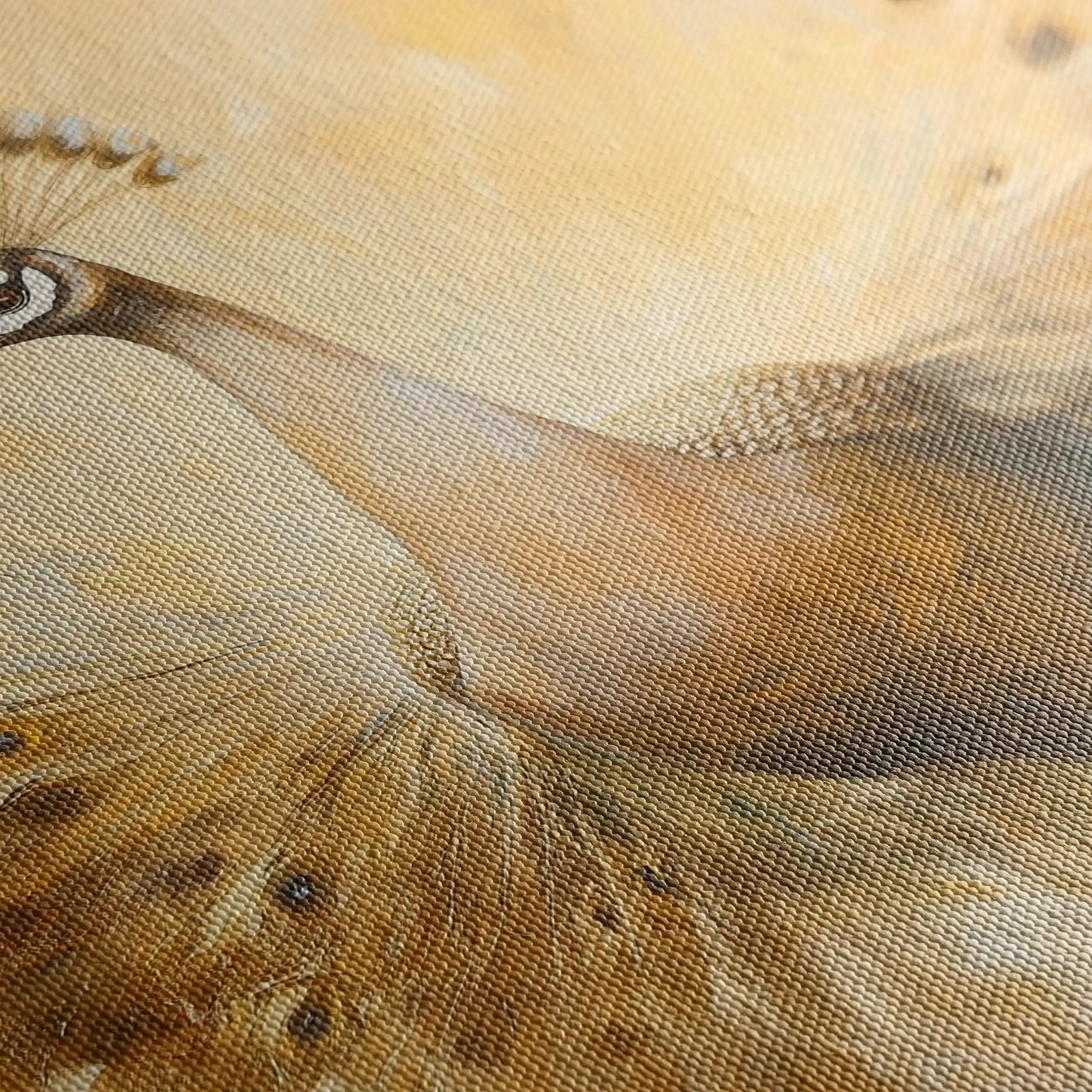 Animals 025 Canvas Art 90 x 60 cm / Stretched on hidden frame