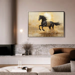 Horses 025 Canvas Art 90 x 60 cm / Stretched on hidden frame