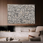 Islamic 025 Canvas Art 60 x 40 cm / Stretched on hidden frame