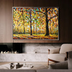 Landscape 025 Canvas Art 90 x 60 cm / Stretched on hidden frame