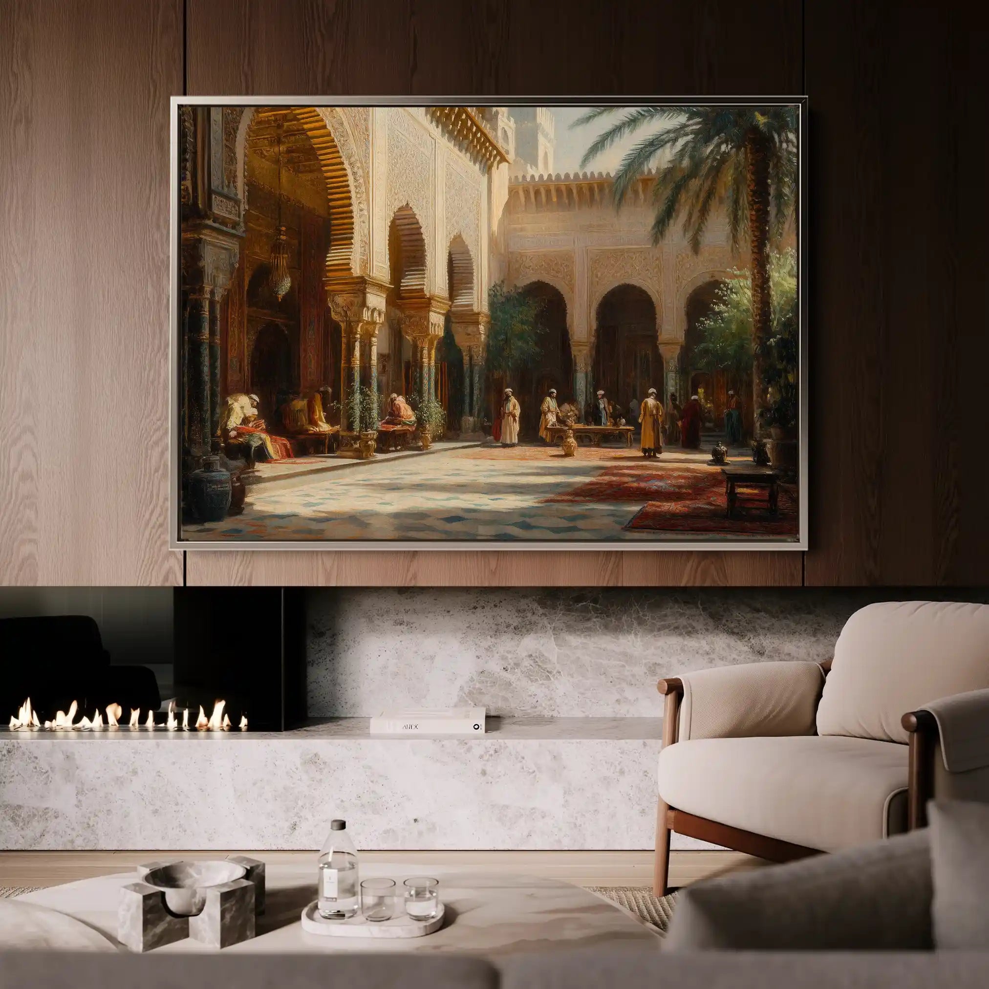 Orientalist 025 Canvas Art 90 x 60 cm / Stretched on hidden frame