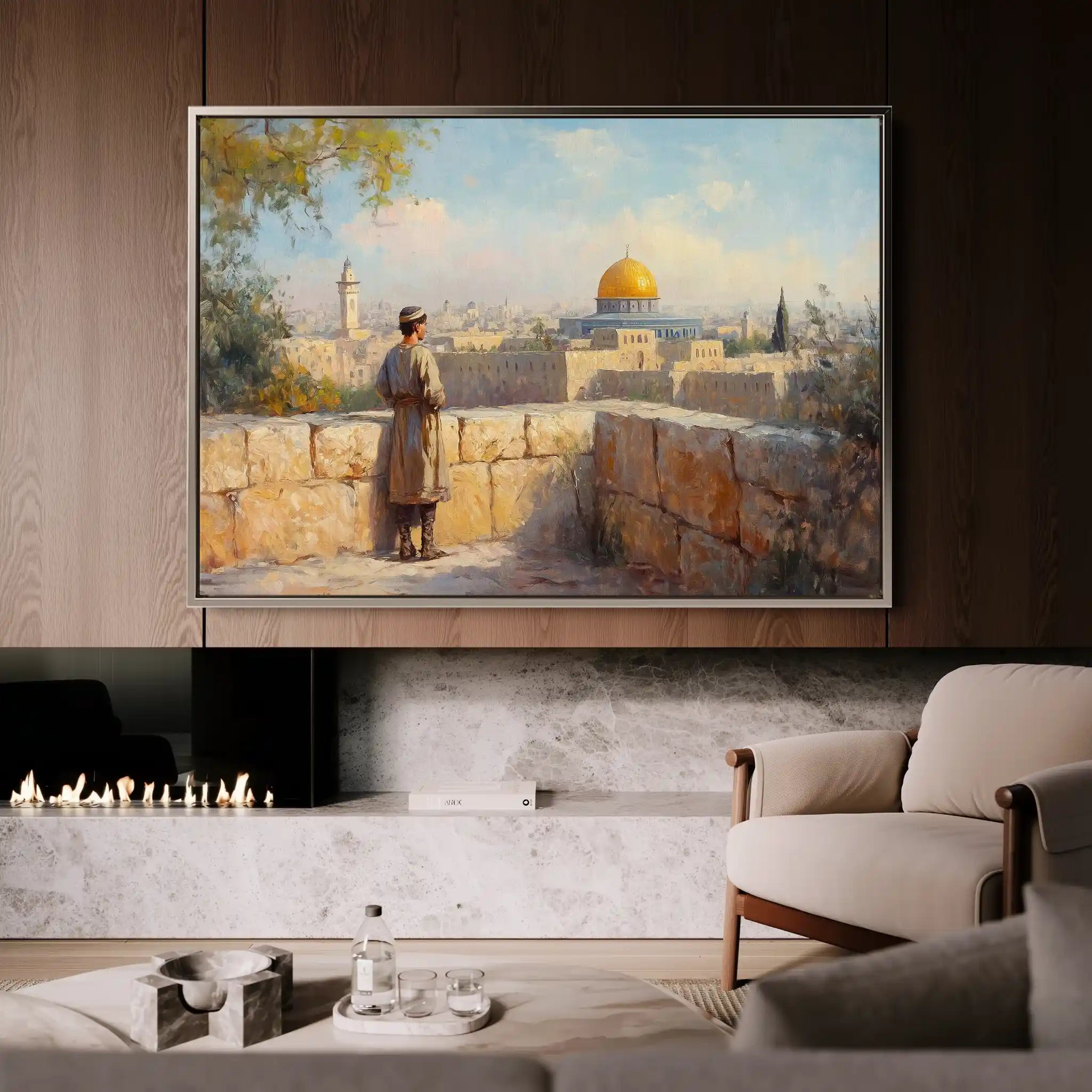 Palestine 025 Canvas Art 90 x 60 cm / Stretched on hidden frame