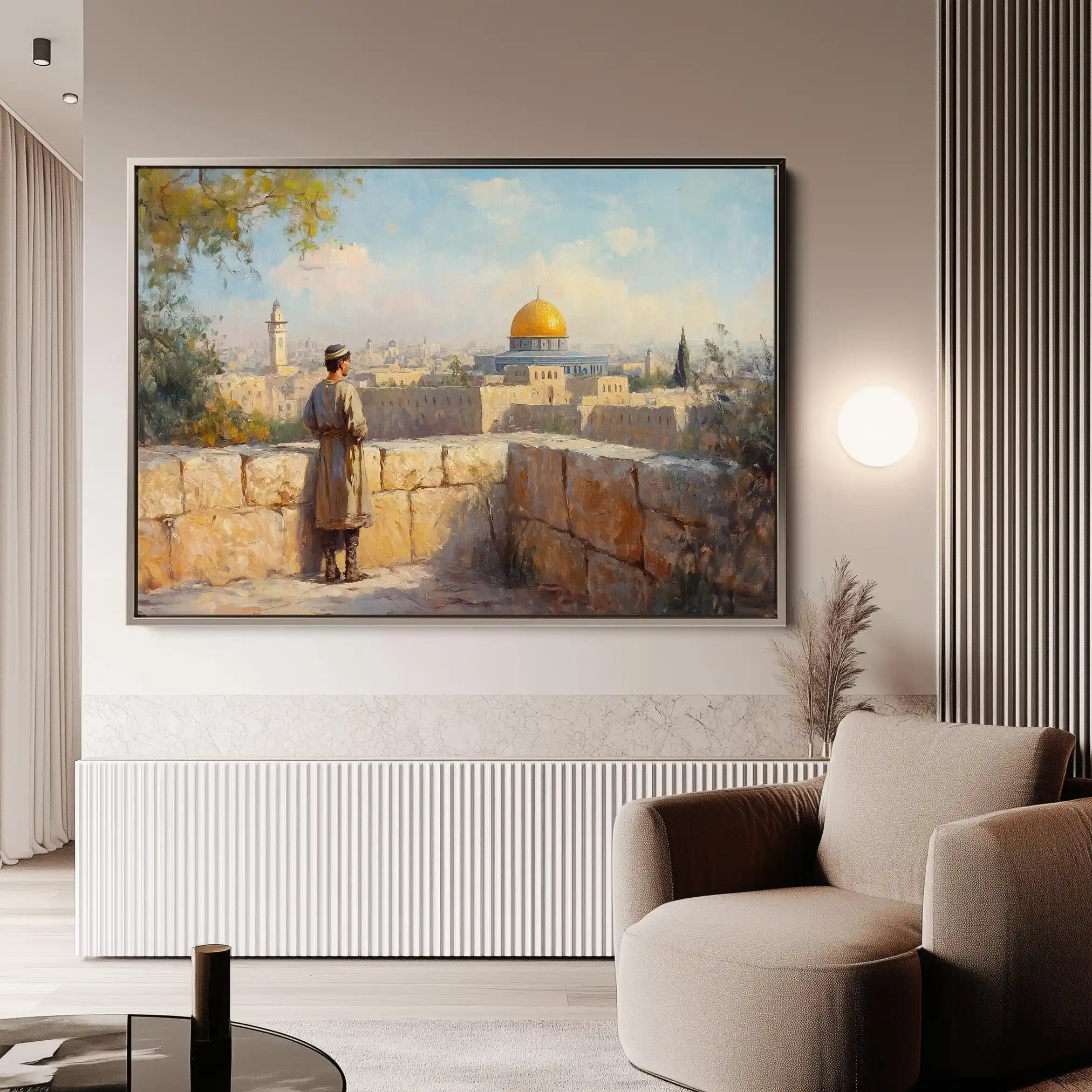 Palestine 025 Canvas Art 90 x 60 cm / Stretched on hidden frame