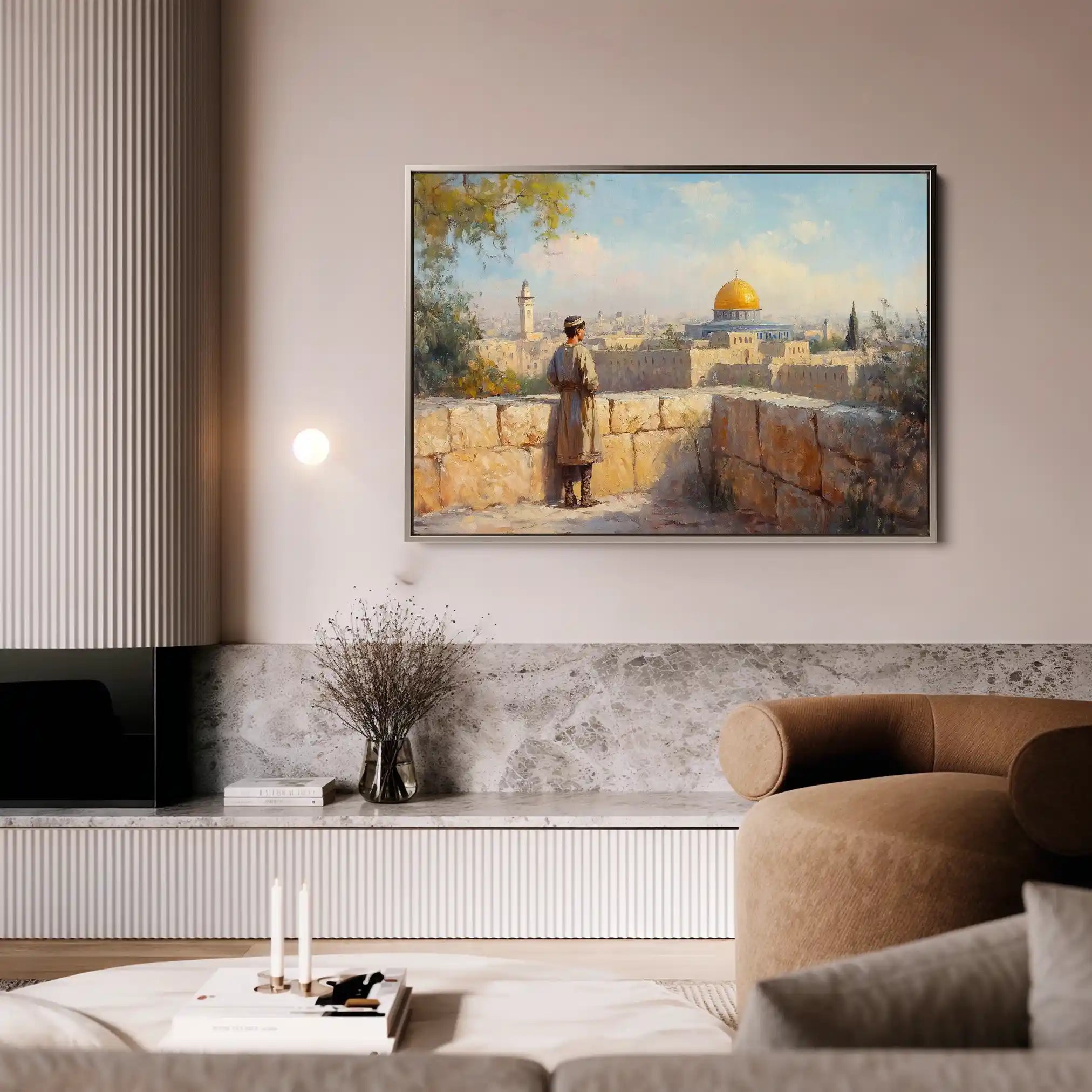 Palestine 025 Canvas Art 90 x 60 cm / Stretched on hidden frame