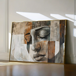 Portrait 025 Canvas Art 90 x 60 cm / Stretched on hidden frame