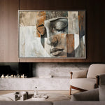 Portrait 025 Canvas Art 90 x 60 cm / Stretched on hidden frame