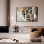 Portrait 025 Canvas Art 90 x 60 cm / Stretched on hidden frame