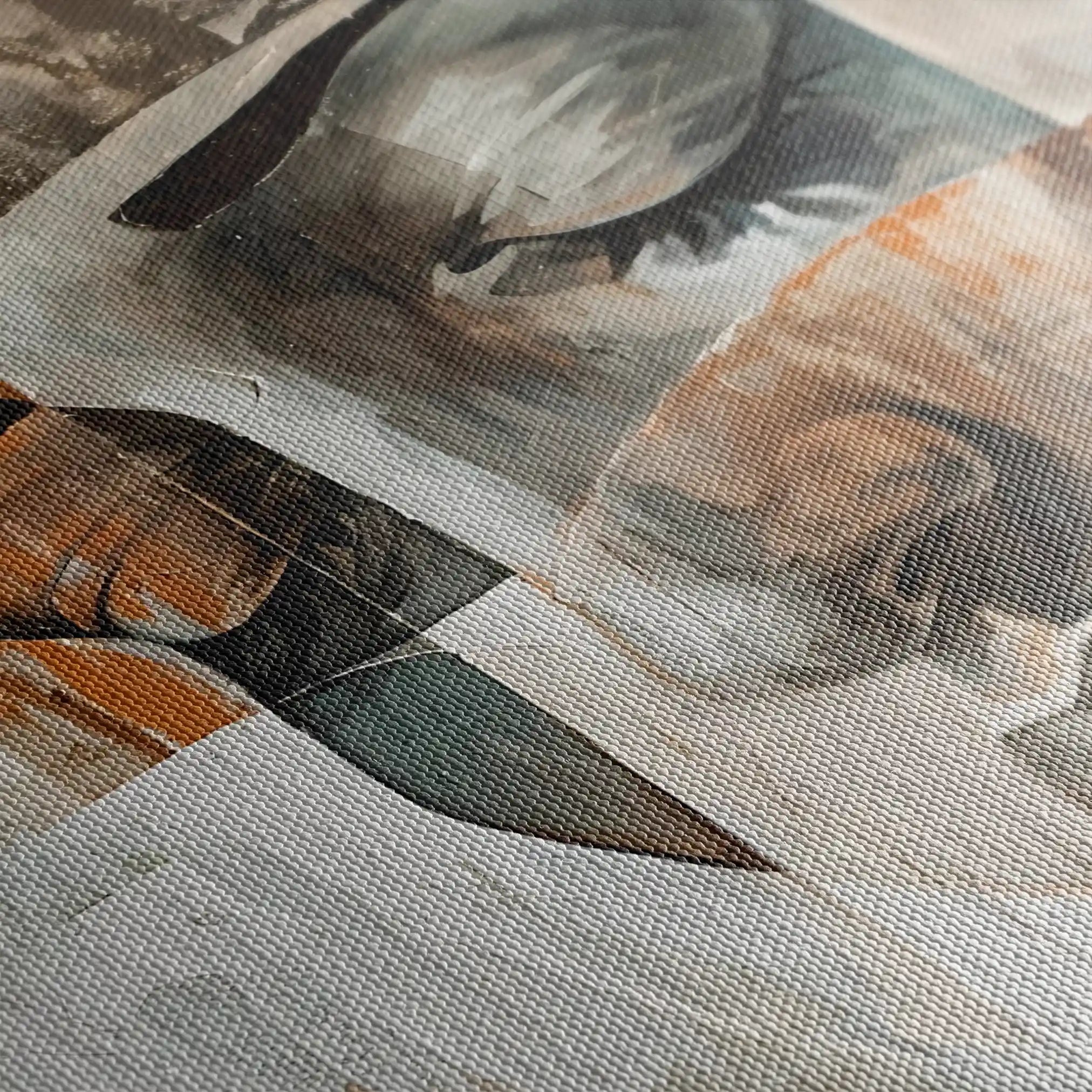 Portrait 025 Canvas Art 90 x 60 cm / Stretched on hidden frame