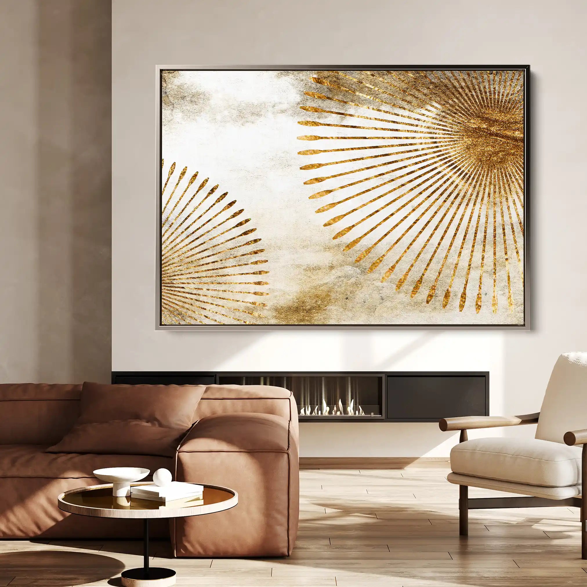 Abstract 026 Canvas Art 60 x 40 cm / Stretched on hidden frame