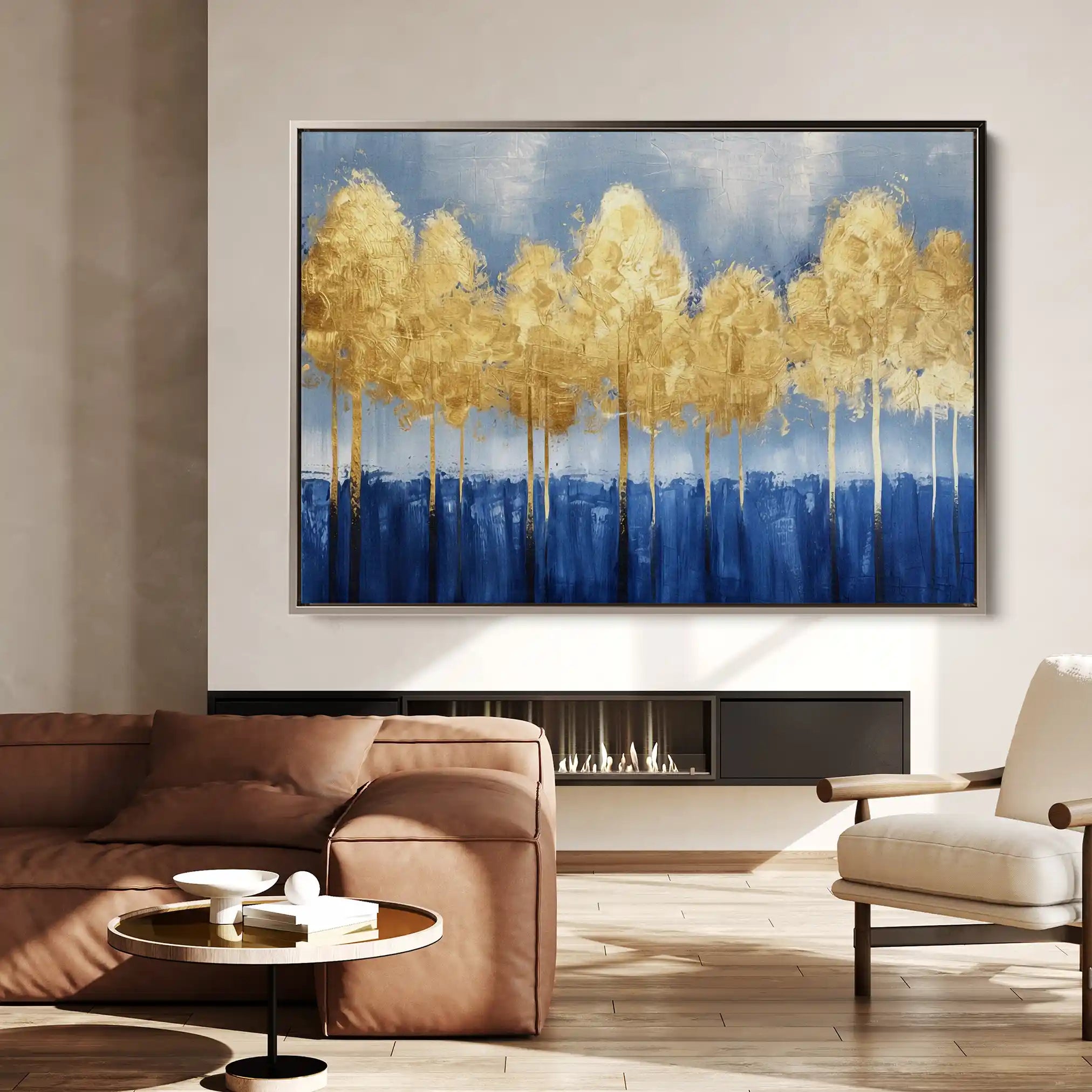 Floral Canvas Wall Art WAD026-F 90 x 60 cm / Stretched on hidden frame