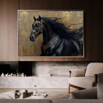 Horses 026 Canvas Art 90 x 60 cm / Stretched on hidden frame