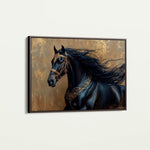 Horses 026 Canvas Art 90 x 60 cm / Stretched on hidden frame