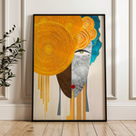 Portrait 026 Canvas Art 90 x 60 cm / Stretched on hidden frame