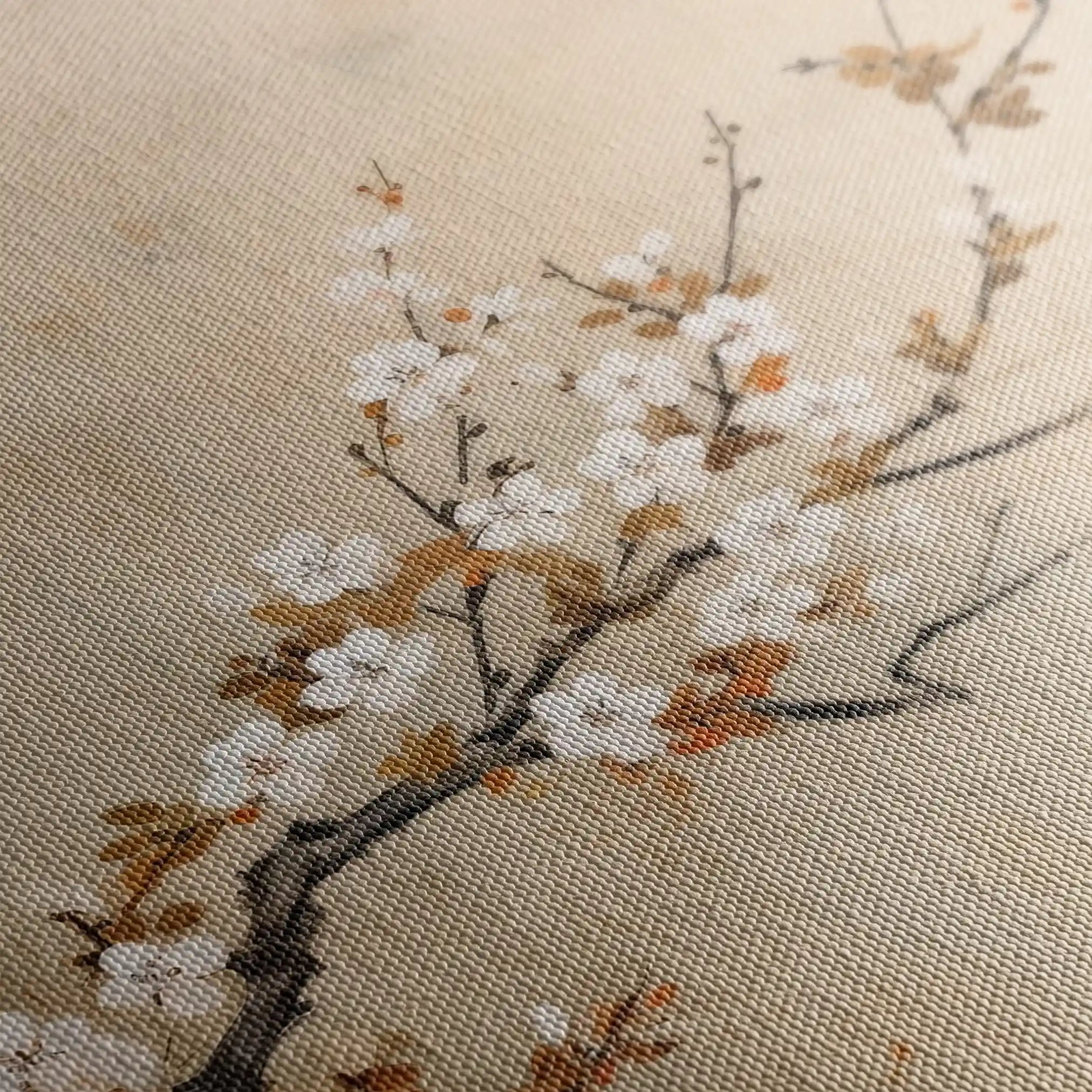 Floral Canvas Wall Art WAD027-F 90 x 60 cm / Stretched on hidden frame