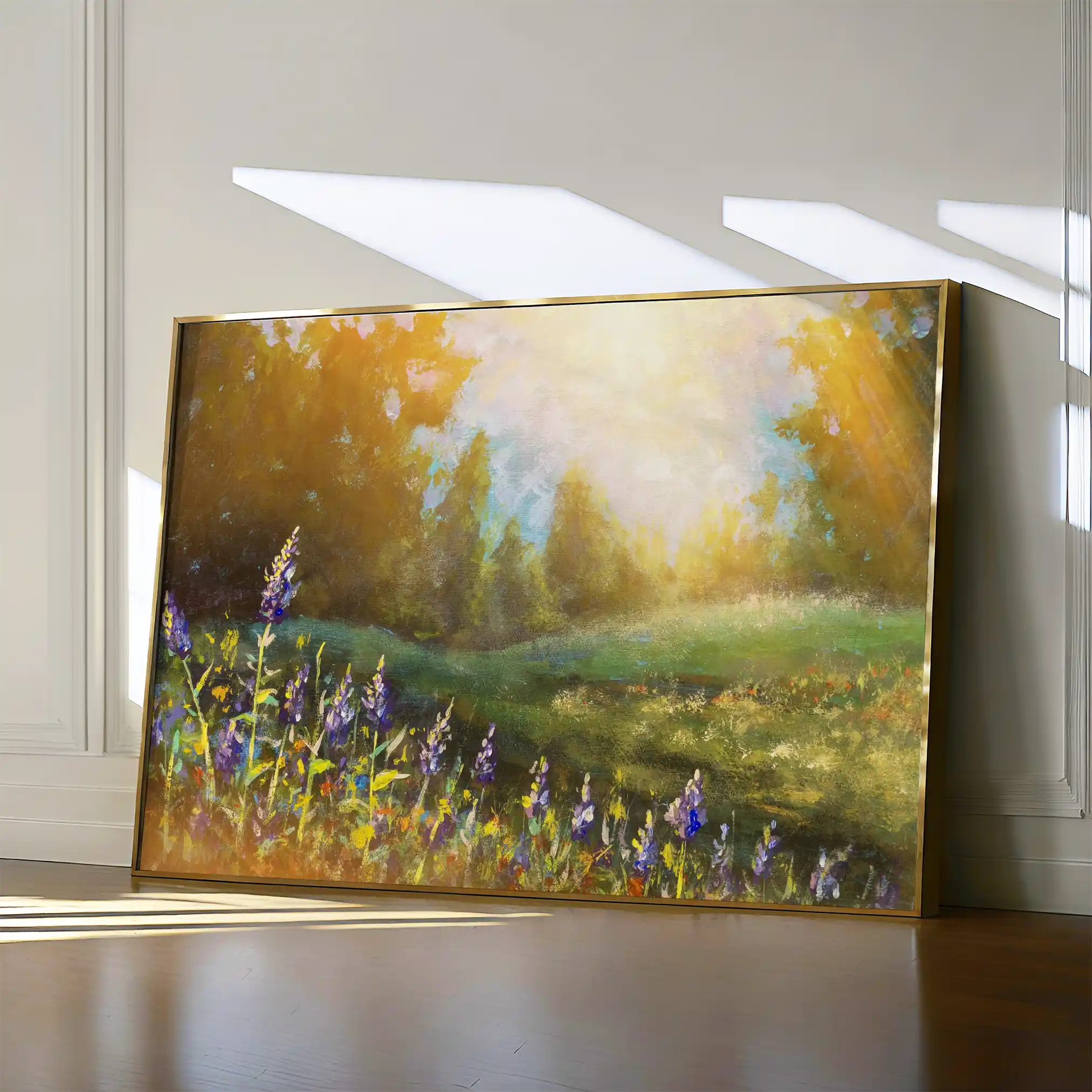 Landscape 027 Canvas Art 90 x 60 cm / Stretched on hidden frame