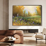 Landscape 027 Canvas Art 90 x 60 cm / Stretched on hidden frame
